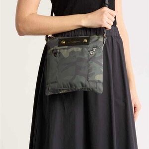 Marc Jacobs Olive Green Camo Crossbody Bag